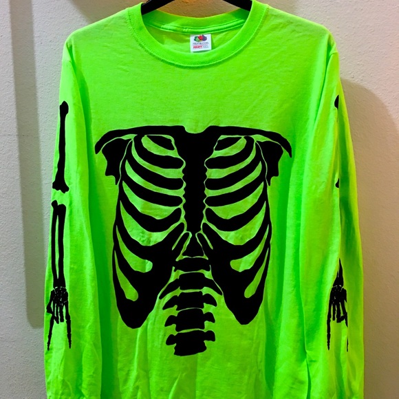 Shirts | Green Playboi Carti Skeleton 